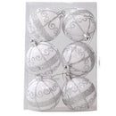 Kit 6 Peças Bolas De Natal