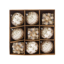 Kit 9 Peças Bolas De Natal 8CM