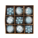 Kit 9 Peças Bolas De Natal 8CM